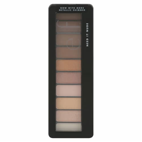 e.l.f. Perfect 10 Eyeshadow Palette Need It Nude Perspective: front