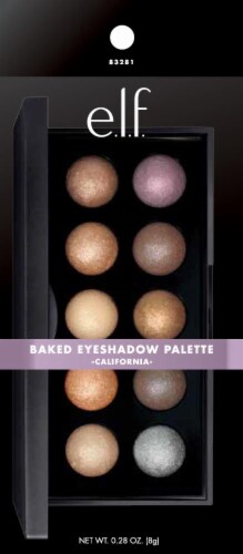 e.l.f. California Baked Eyeshadow Palatte Perspective: front
