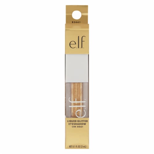 e.l.f. Liquid Glitter Eyeshadow - 24K Gold Perspective: front