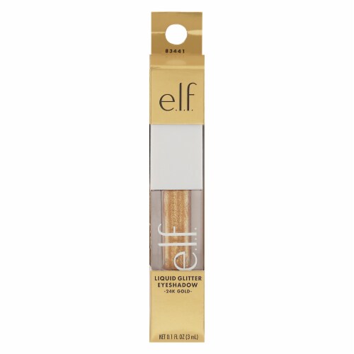 e.l.f. Liquid Glitter Eyeshadow 24K Gold Perspective: front