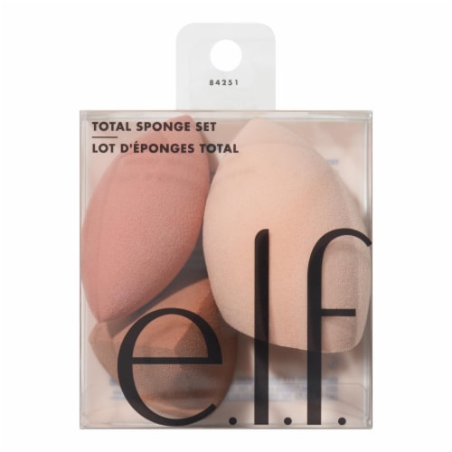 e.l.f. Total Makeup Sponge Set Perspective: front