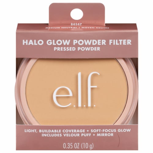 e.l.f. Halo Glow Powder Filter Medium Neutral Perspective: front