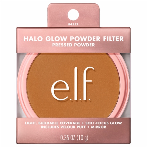 e.l.f. Halo Glow Powder Filter Pressed Powder 84552 Deep Natural Perspective: front
