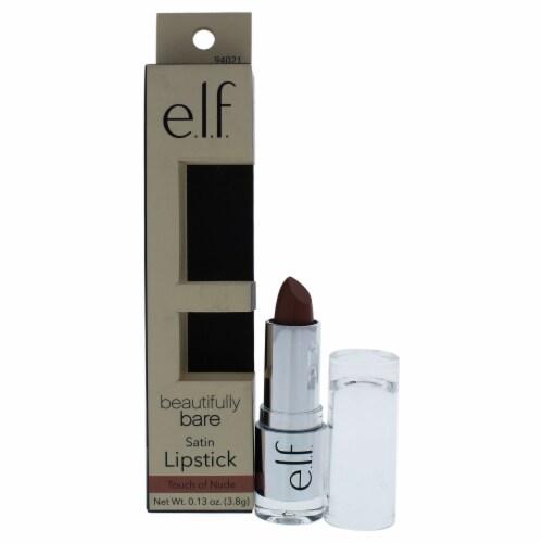 e.l.f. Beautifully Bare Satin Lipstick Touch of Nude 0.13 oz Perspective: front