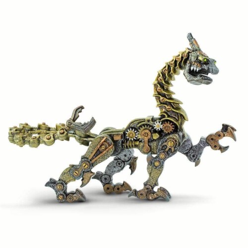 Steampunk Dragon Toy Perspective: front