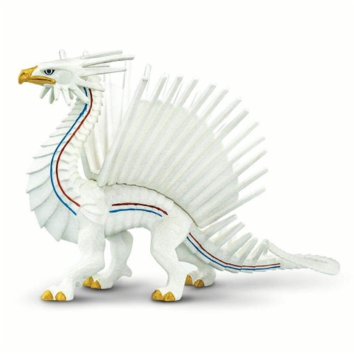 Safari 100252 Freedom Dragon Figurine, Multi Color Perspective: front