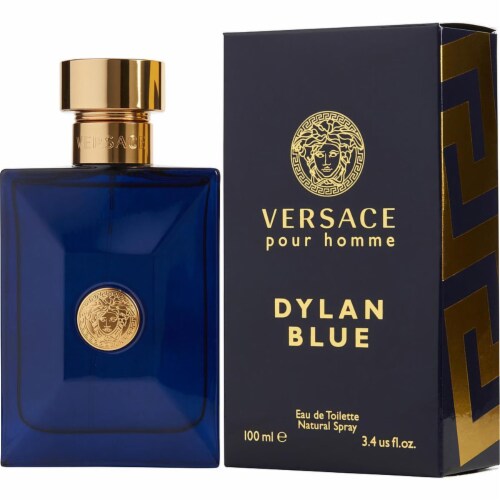 Dylan Blue by Versace for Men - 3.4 oz EDT Spray, 3.4oz - QFC