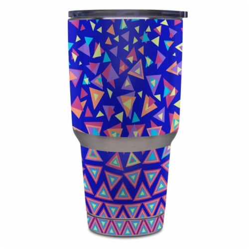 DecalGirl Y30-TRIANGLEDANCE Yeti Rambler 30 oz Tumbler Skin - Triangle Dance Perspective: front