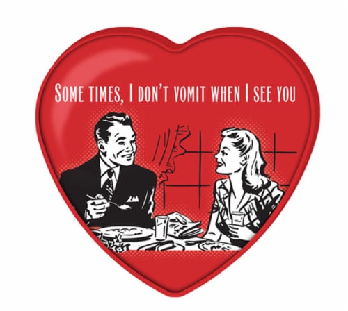 Candyrific Valentine Love Bites Memes Tin - Assorted Perspective: front