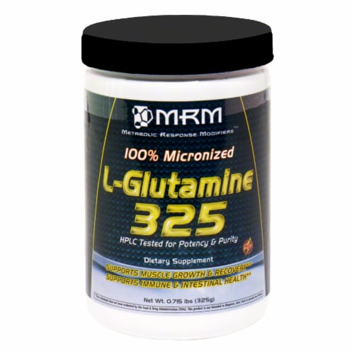 MRM L-Glutamine 325 Perspective: front