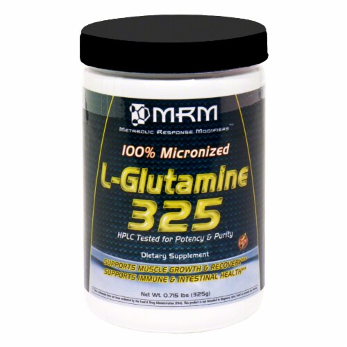 MRM L-Glutamine 325 Perspective: front