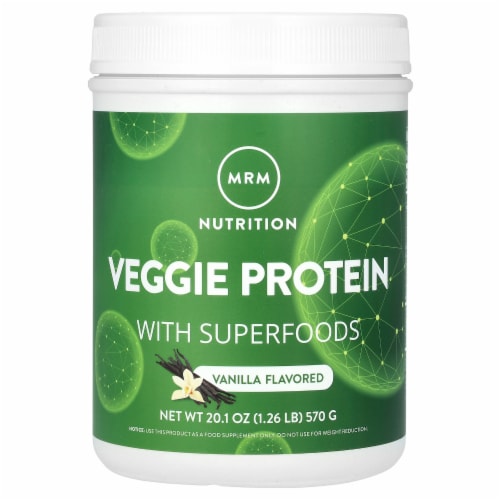 MRM Veggie Vanilla Protein Perspective: front