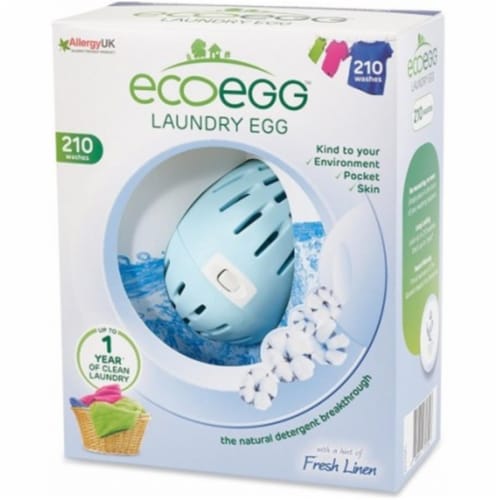 Eco Egg 237462 Laundry Egg 210 Washes &amp; Refill - Fresh Linen Perspective: front