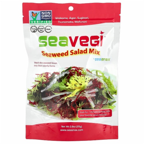 SeaSnax® SeaVegi™ Gluten Free Seaweed Salad Mix Perspective: front