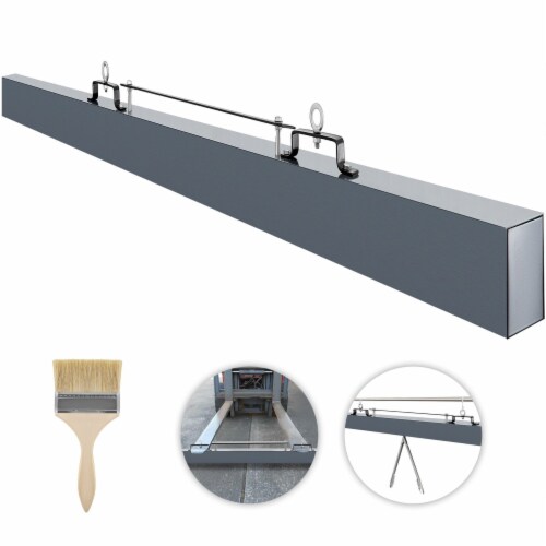 84 Inch Hanging Magnet Sweeper Magnet Bar W/ Quick Release Floor Driveway Perspective: front