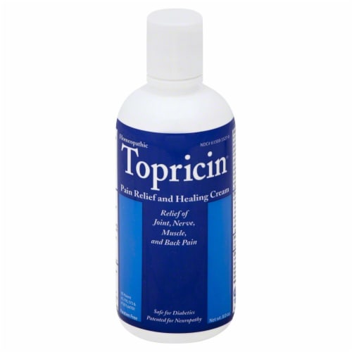 Topricin Pain Relief And Healing Cream Perspective: front