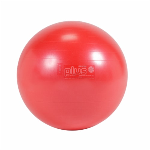 Gymnic Plus Fitness Ball - Red Perspective: front