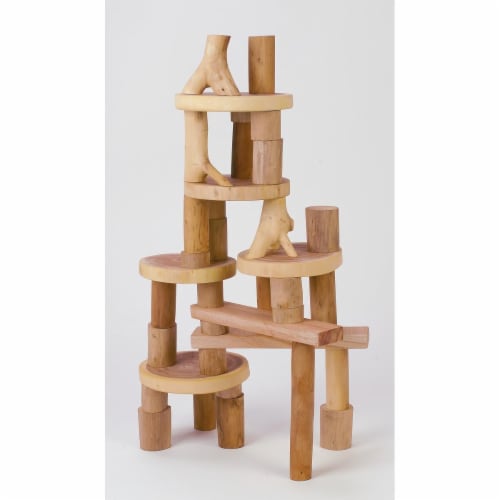 wooden tree blocks
