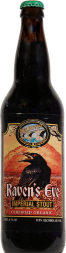 Eel River Raven's Eye Imperial Stout Perspective: front