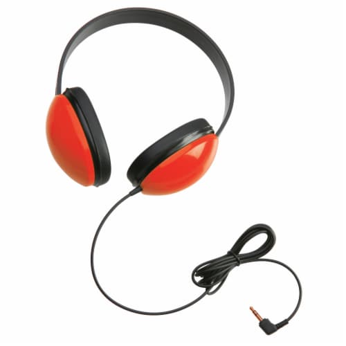 Califone Childs Stereo Headphone Red 2800RD Perspective: front