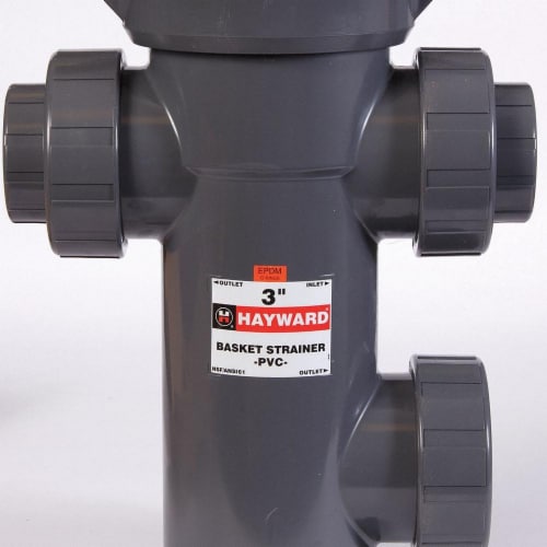 Hayward Basket Strainer,15 1/2  H,125 psi  SB1150STE18 Perspective: front