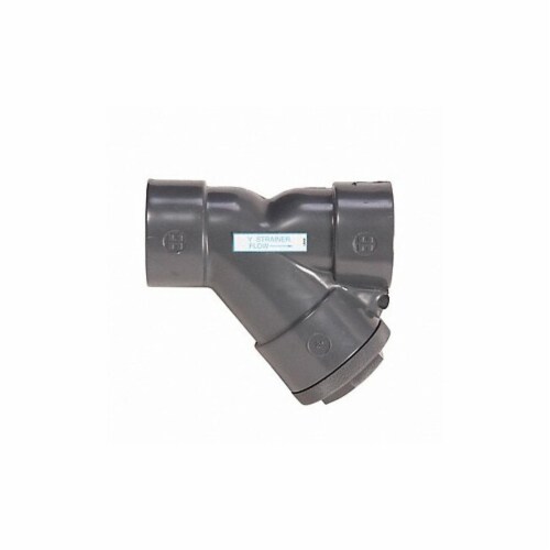 Hayward Y Strainer,7 1/8 H,16 mesh,PVC YS00200S Perspective: front