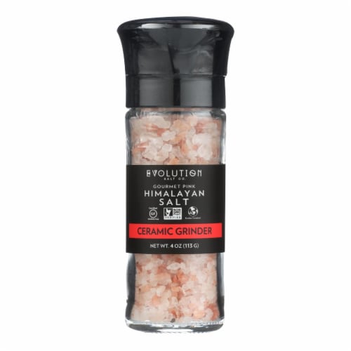 Evolution Salt Gourmet Salt - Grinder - 4 oz - Pack of 3 Perspective: front