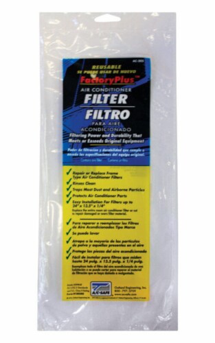 Ace Safe 4905931 Air Conditioner Filter, 24 x 13.5 x 0.25 in. Perspective: front