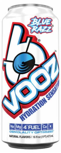 VOOZ™ Blue Razz® Hydration Sensation Sports Drink Perspective: front