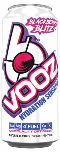 VOOZ™ Blackberry Blitz Hydration Sensation Sports Drink Perspective: front
