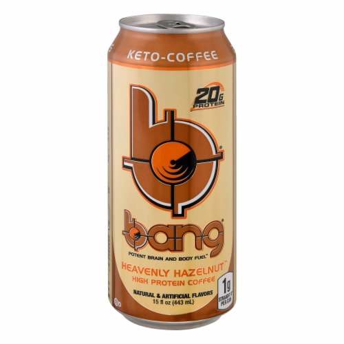 Bang® Heavenly Hazelnut™ High Protein Coffee Perspective: front