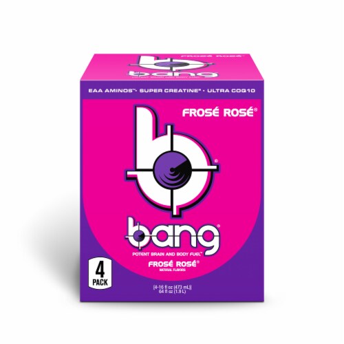 Bang Frosé Rosé Energy Drink Perspective: front