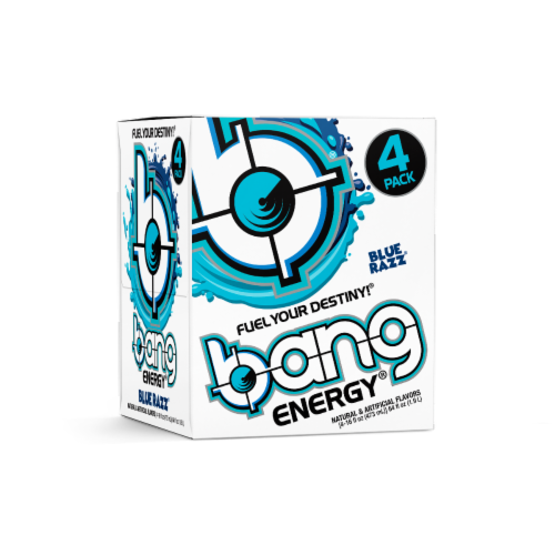 Bang® Blue Razz Energy Drinks Perspective: front