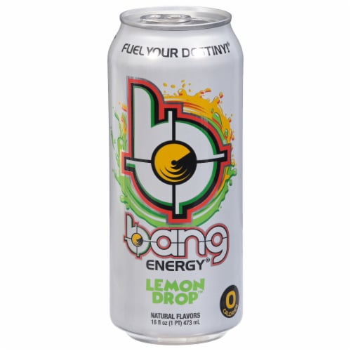 Bang® Lemon Drop Energy Drink Perspective: front
