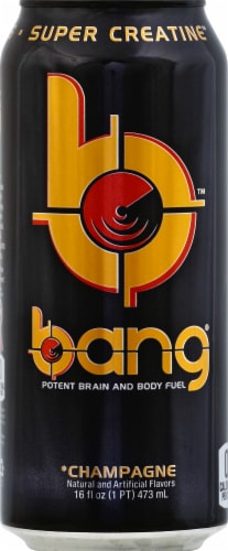 Bang Champagne Flavored Energy Drink Perspective: front