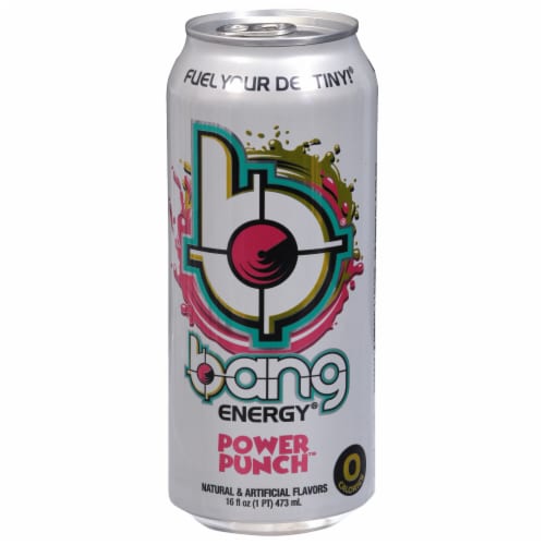 Bang Energy® Power Punch™ Energy Drink Can Perspective: front