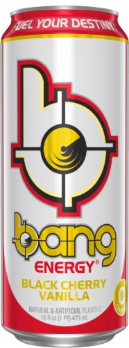 Bang Energy® Black Cherry Vanilla Energy Drink Can Perspective: front