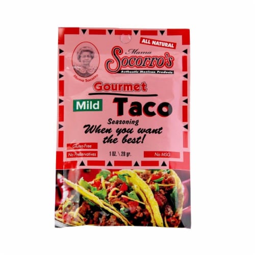 Mama Socorro's Mild Taco Seasoning Perspective: front