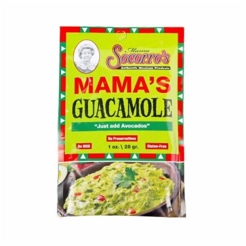 Mama Socorro's Guacamole Mix Perspective: front