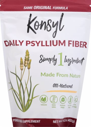 Konsyl Daily Psyllium Fiber Powder Perspective: front