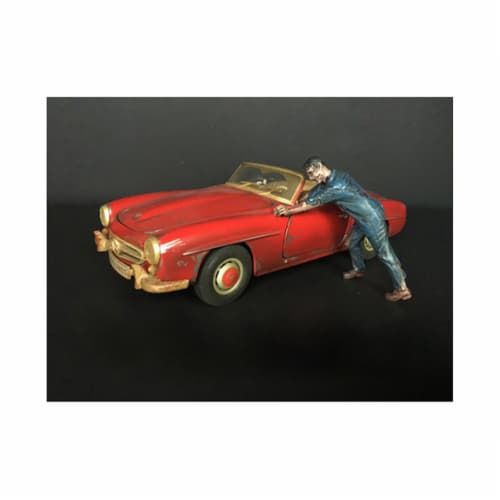 American Diorama 38200 Zombie Mechanic Figurine IV For 1 by 18 Scale Models Perspective: front