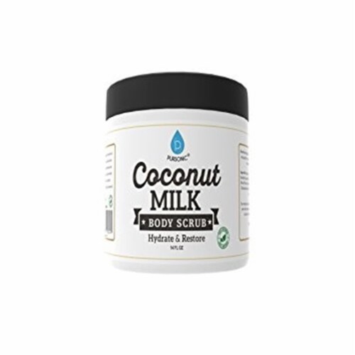 Pursonic CMBS14 14 oz Coconut Milk Body Scrub with Hydrate Sand Perspective: front