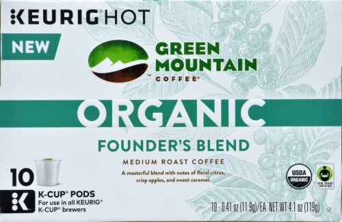 Green Mountain Founders Blend K-Cups Perspective: front