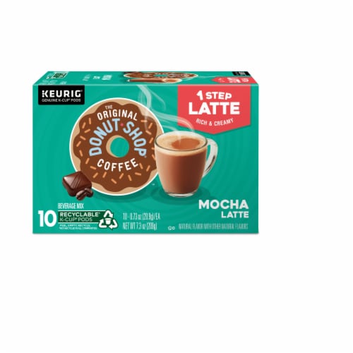 The Original Donut Shop Single Serve K Cup 1 Step Mocha Latte Carton of 20  - Office Depot