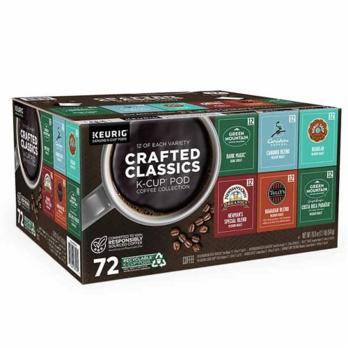 Keurig Crafted Classics Coffee K Cup Pod Variety Pack 72 Count 1 unit City Market
