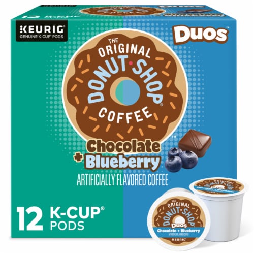 The Original Donut Shop® Duos Chocolate Blueberry Medium Roast K-Cup Coffee Pods