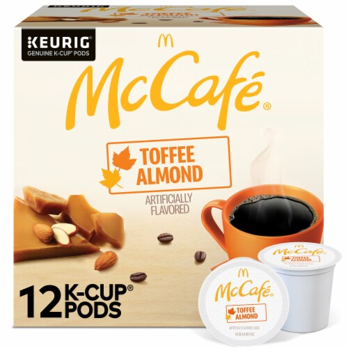 McCafé® Toffee Almond Light Roast K-Cup Coffee Pods Perspective: front