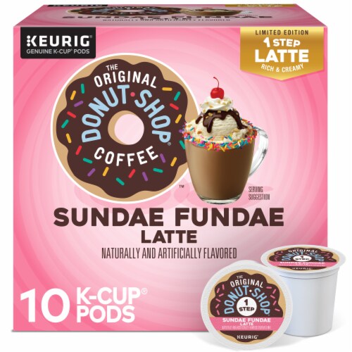 The Original Donut Shop Sundae Fundae Latte K Cup Coffee Pods 10 ct Harris Teeter