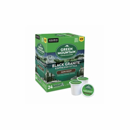 Black Granite Espresso Style K-Cups, 24/Box