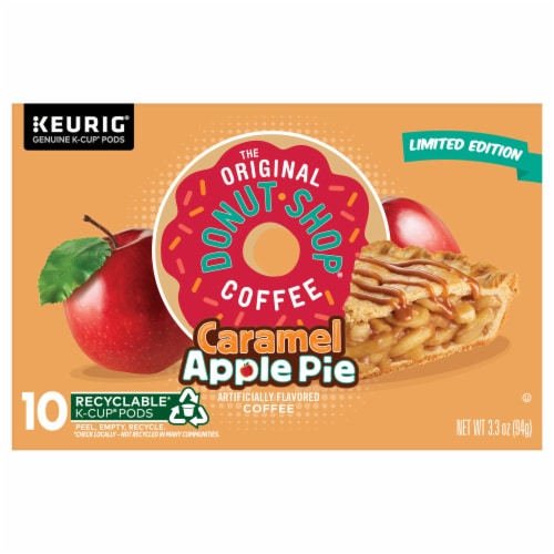 The Original Donut Shop® Caramel Apple Pie Light Roast K-Cup® Coffee Pods Perspective: front